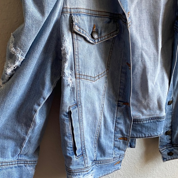 Retrofete Light Blue Jean Jacket - Picture 3 of 13